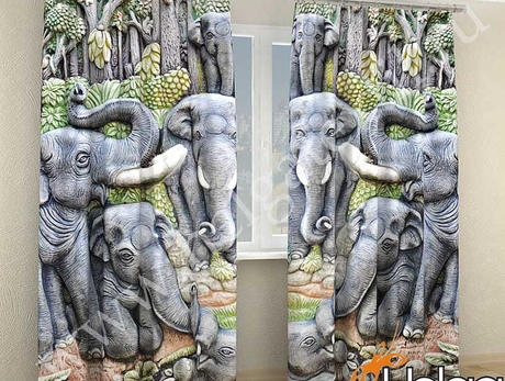 Слоны панно Арт.3095